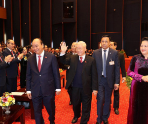 Chùm ảnh: Tổng Bí thư, Chủ tịch nước và các đại biểu dự phiên trù bị Đại hội XIII