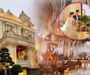 Chân dung cô dâu chú rể 'trâm anh thế phiệt' trong đám cưới khủng tại lâu đài dát vàng ở Ninh Bình
