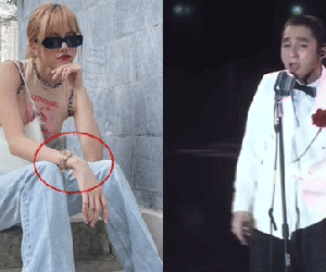 Nghi vấn Sơn Tùng vẫn mang vật kỷ niệm liên quan tới Thiều Bảo Trâm ngay lúc nói 'Thương em' trên sân khấu
