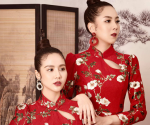 Mai Ngọc, Huyền Lizzie đẹp hút hồn trong trang phục mang đậm không khí Tết