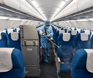 Vietnam Airlines siết chặt phòng dịch trên toàn mạng bay nội địa, dừng toàn bộ chuyến bay tại Vân Đồn