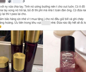 Nam thanh niên gây sốc khi mua gì cho bạn gái cũng giữ bill, khi chia tay thì thản nhiên rao thanh lý mỹ phẩm cô ấy trả lại