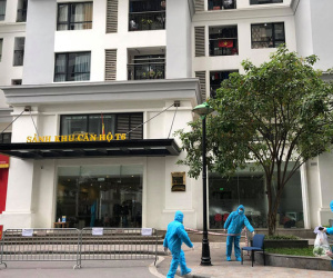 Cách ly tòa nhà T6 khu đô thị Times City