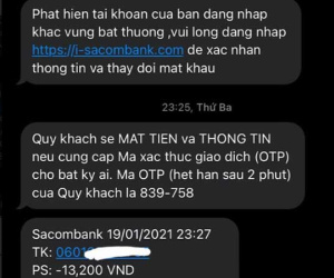 Khách hàng mất 38 triệu đồng trong tài khoản đã được ngân hàng tạm ứng
