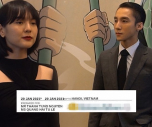Rộ nghi vấn Sơn Tùng dắt Hải Tú từ TP.HCM về Hà Nội trước khi nổ ra drama 'trà xanh' đúng 1 ngày