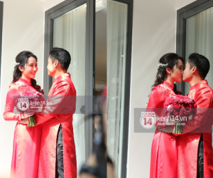 Cập nhật: Siêu đám cưới Phan Thành - Primmy Trương: Phan Thành dành cho Primmy Trương ánh mắt vô cùng tình tứ và nụ hôn ngọt ngào