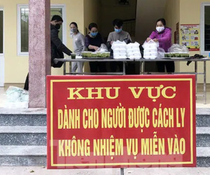 Cuộc sống trong khu cách ly tập trung ở Hải Phòng