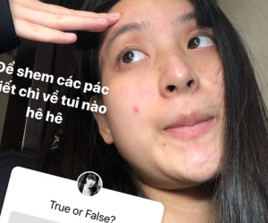 Gái xinh đu trend 'True or False' trên Instagram: Người tự tin lộ mặt mộc nhiều khuyết điểm, người thẳng thắn nói về 'trà xanh'