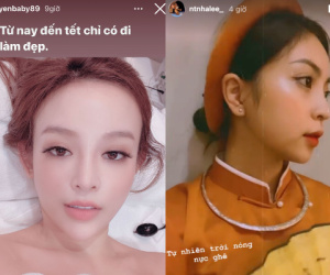 Tình hình Tết nhất của các 'chị đẹp' trên Instagram: Huyền Baby chỉ đi làm đẹp, Linh Rin 'tung hint' sẽ ăn Tết ở Sài Gòn với gia đình Phillip Nguyễn?