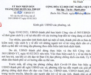 Thu hồi công văn yêu cầu cách ly công dân từ TP HCM, Bình Dương về quê ăn Tết