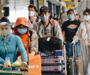 Sân bay Tân Sơn Nhất kích hoạt chế độ chống dịch nghiêm ngặt, hành khách mặc đồ bảo hộ về quê ăn Tết