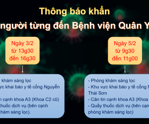 TP.HCM thông báo khẩn, tìm người đến các địa điểm tại BV Quân y 175 sau ca mắc Covid-19 mới
