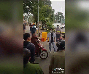 Người phụ nữ chống đối không đeo khẩu trang, đòi ra ngoài chung cư bị phong toả, còn liên tục thách thức lực lượng chức năng: 'Anh biết tên tôi là ai không?'