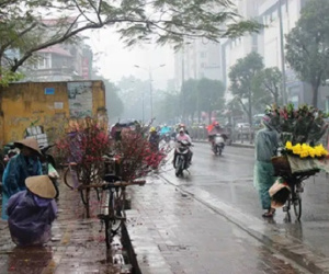 Đón không khí lạnh vào 28 Tết, miền Bắc khả năng xảy ra mưa to gió lớn, trời chuyển rét nền nhiệt thấp nhất 13 độ C