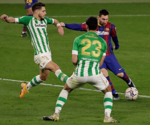 Kết quả Real Betis 2-3 Barcelona: Messi từ ghế dự bị vào giúp Barca giành 3 điểm
