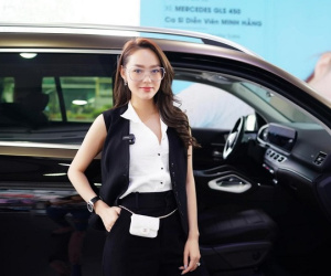 Bóc giá xế hộp 'mắt xanh' Minh Hằng mua để du xuân cùng gia đình