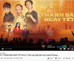 'Thánh bào' của Tiến Luật đạt Top 1 Trending, Thu Trang nói điều này với chồng
