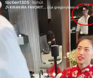 Huy Trần tình cờ lọt vào story của Tóc Tiên ở nhà Ngô Thanh Vân: Anh cười tươi rói, chắc là được nhà gái ưng lắm