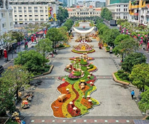 17h chiều nay, Đường hoa Nguyễn Huệ sẽ đóng cửa để thu dọn