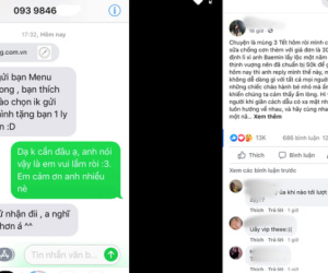 Đặt nước ngày Lễ Tình nhân, hành động ấm lòng của anh shipper dành cho cô gái được ủng hộ nhiệt liệt