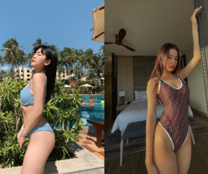 Vừa hết Tết 'đường đua' bikini đã khởi động, body ai cũng nuột như chưa từng ăn 1 miếng bánh chưng