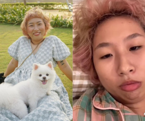 Trang Hý lúc ra đường với khi ở nhà như hai người khác nhau, tất cả là vì mái tóc