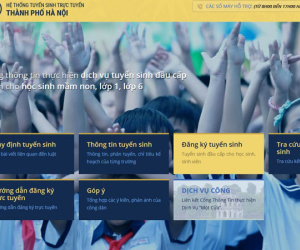 Hà Nội: Tuyển sinh mầm non, lớp 1, lớp 6 theo phương thức xét tuyển