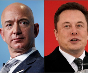 Elon Musk lại gây hấn với Jeff Bezos