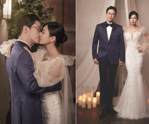 Couple hot nhất Penthouse tung ảnh cưới: Không phải màn khóa môi, body tuyệt mỹ của 'ác nữ' Kim So Yeon mới là tâm điểm