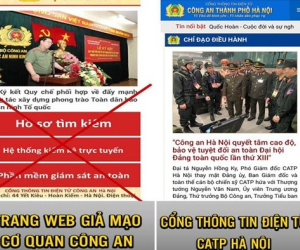 Giả mạo Cổng thông tin điện tử Công an Hà Nội, chiếm đoạt 4 tỉ đồng