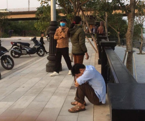 Nam thanh niên nhảy sông Lam tự tử, người thân gục khóc trên bờ ngóng tin