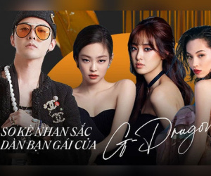Nhan sắc dàn bạn gái quá hot của G-Dragon: Jennie át cả minh tinh Joo Yeon về độ sexy, 2 nàng thơ Nhật Bản khuynh đảo châu Á