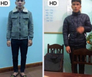 Ba thanh niên dùng còng số 8 bắt giữ người để hành hung