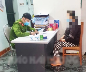 Cẩm Giàng: Một phụ nữ đi bán thịt lợn khi đang cách ly
