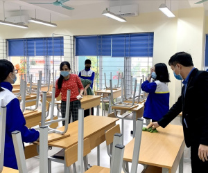 Hà Nội: Các trường học tổng vệ sinh, khử khuẩn đón học sinh trở lại học tập