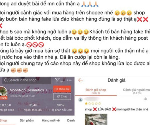 Kỳ công bóc phốt shop mỹ phẩm uy tín bán hàng fake, chủ thớt lại bị netizen 'ném đá' ngược đau điếng