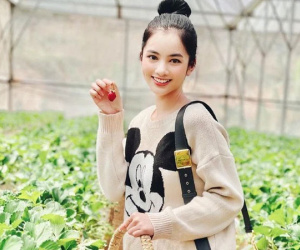 Đến lượt Cẩm Đan - gái đẹp 2k2 check in Đà Lạt, đi cùng ai mà thả thính ngọt thế này?