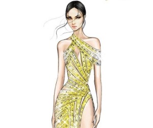 Hé lộ đầm dạ hội cực sexy của Á hậu Ngọc Thảo ở Miss Grand International 2020