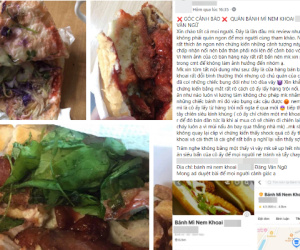 Quán bánh mì nem khoai nổi tiếng Hà Nội bị tố chế biến bẩn, vô số đánh giá 1 sao nhưng nghi ngờ là trò hèn hạ để hạ bệ đối thủ
