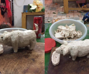 Nhà còn giò lụa, cô gái chế biến và cái kết đầy tính 'nghệ thuật'
