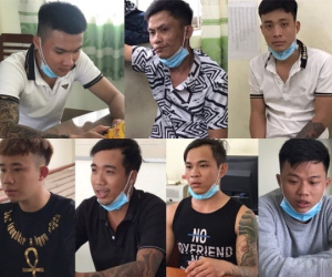 Bắt giữ 7 thanh niên mang hung khí đi đòi nợ