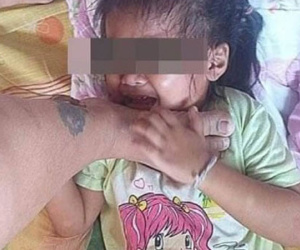 Mẹ bạo hành con 3 tuổi để chồng hối lỗi vì không nghe điện thoại