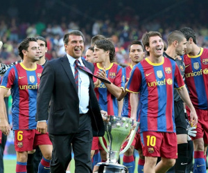 Messi nhắn tin chúc mừng tân chủ tịch Joan Laporta