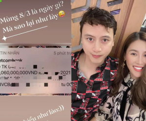 Quế Vân được bạn trai doanh nhân chuyển nóng ngay 2 tỷ đồng làm quà 8/3