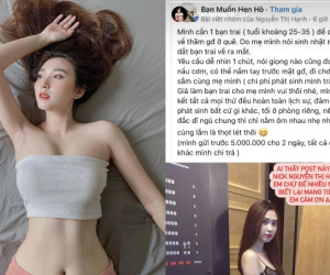 Hot girl Sài thành bất ngờ tung tin tuyển người yêu giá 5 triệu/2 ngày, sự thật là gì?