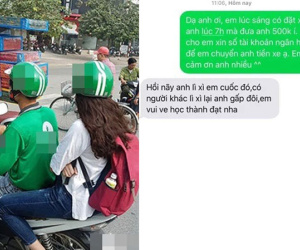 Nhắn tin xin được trả tiền xe ôm còn thiếu, cô gái nhận được câu trả lời quyết đoán vô cùng đặc biệt từ tài xế