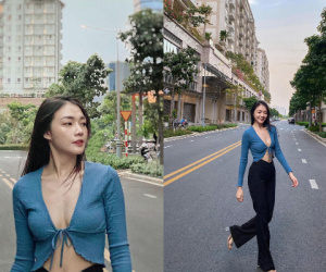 Hoa khôi tiếp viên hàng không bước vào 'đại hội' sexy với vóc dáng căng đầy, gợi cảm
