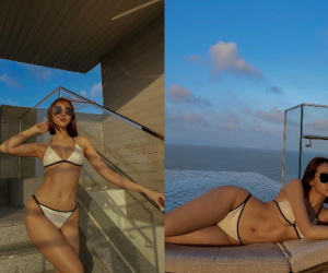 Kiều Ly Phạm là cái tên tiếp theo tham dự 'đường đua' bikini, hè chưa đến mà đã cực nóng