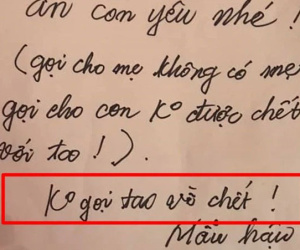 Mẹ đi vắng ân cần viết giấy dặn con gái đun cá ăn cơm, nhưng riêng dòng chữ cuối khiến tất cả không thể nhịn cười
