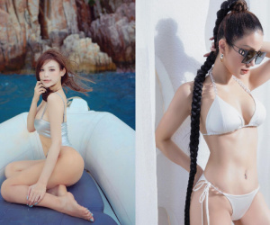 Loạt nàng dâu hào môn khoe dáng với bikini: Mỗi người một vẻ mười phân vẹn mười